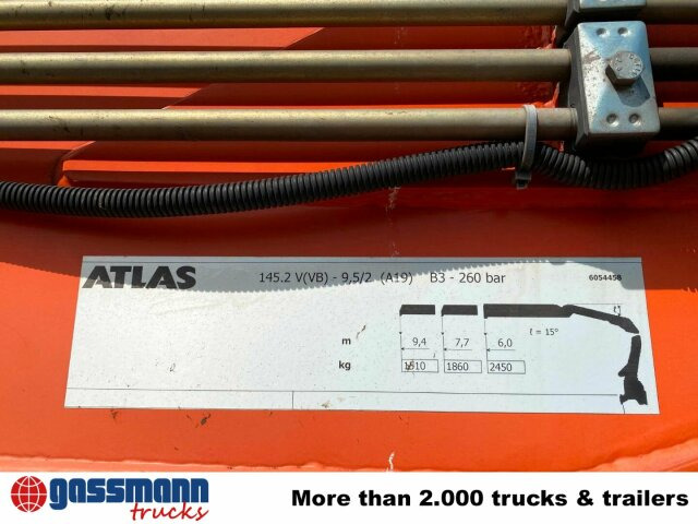 Mercedes-Benz Arocs 2545 L/6x2/4, Atlas Kran, 145.2-A19 VB, - משאית צד נופל/ שטוחה, משאית מנוף: תמונה 3 Mercedes-Benz Arocs 2545 L/6x2/4, Atlas Kran, 145.2-A19 VB, - משאית צד נופל/ שטוחה, משאית מנוף: תמונה 3
