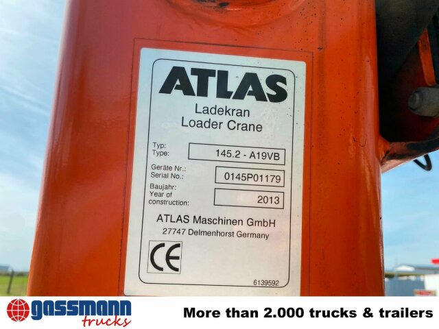 Mercedes-Benz Arocs 2545 L/6x2/4, Atlas Kran, 145.2-A19 VB, - משאית צד נופל/ שטוחה, משאית מנוף: תמונה 2 Mercedes-Benz Arocs 2545 L/6x2/4, Atlas Kran, 145.2-A19 VB, - משאית צד נופל/ שטוחה, משאית מנוף: תמונה 2