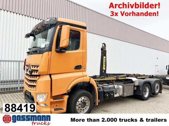 Mercedes-Benz Arocs 2552 L 6x2, Lenk-/Liftachse - משאית הרמת וו: תמונה 1 Mercedes-Benz Arocs 2552 L 6x2, Lenk-/Liftachse - משאית הרמת וו: תמונה 1