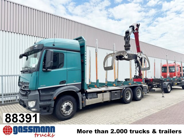 Mercedes-Benz Arocs 2651 L 6x4, Retarder, StreamSpace, - משאית עץ, משאית מנוף: תמונה 1 Mercedes-Benz Arocs 2651 L 6x4, Retarder, StreamSpace, - משאית עץ, משאית מנוף: תמונה 1