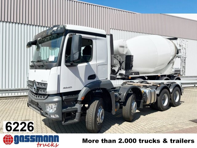 Mercedes-Benz Arocs 3240 8x4, 9/10m³ Mischer - משאית מערבלת בטון: תמונה 1 Mercedes-Benz Arocs 3240 8x4, 9/10m³ Mischer - משאית מערבלת בטון: תמונה 1