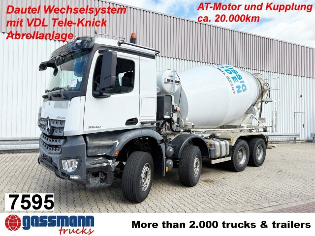 Mercedes-Benz Arocs 3240 8x4, 9 cbm Liebherr HTM 904 F - משאית מערבלת בטון: תמונה 1 Mercedes-Benz Arocs 3240 8x4, 9 cbm Liebherr HTM 904 F - משאית מערבלת בטון: תמונה 1