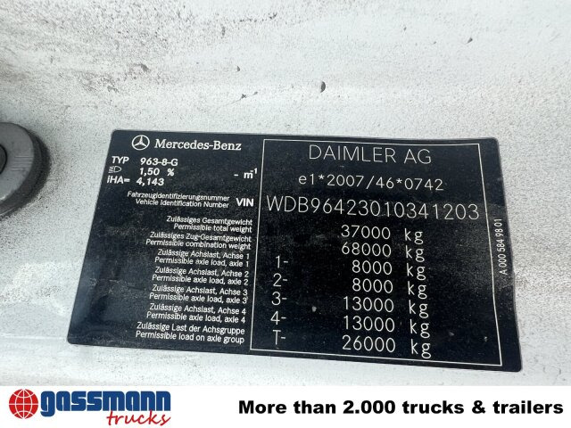 Mercedes-Benz Arocs 3253 K 8x4/4, Retarder, Stahlmulde ca. - מסיר פסולת: תמונה 2 Mercedes-Benz Arocs 3253 K 8x4/4, Retarder, Stahlmulde ca. - מסיר פסולת: תמונה 2