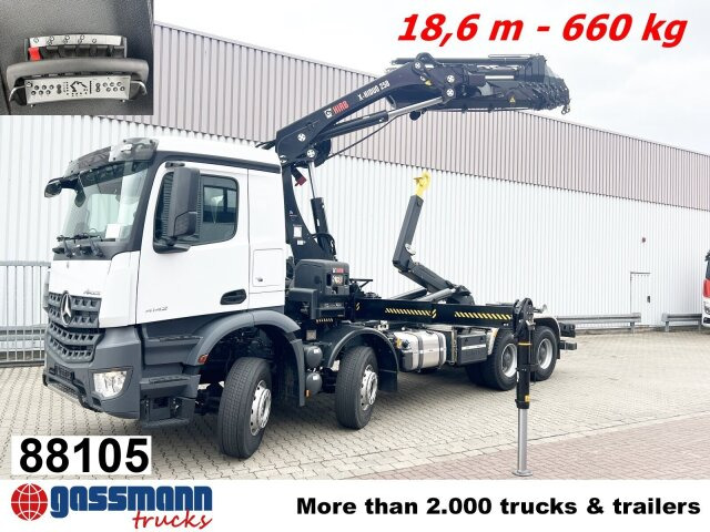 Mercedes-Benz Arocs 4142 B 8x4/4, Grounder, Funk - משאית הרמת וו, משאית מנוף: תמונה 1 Mercedes-Benz Arocs 4142 B 8x4/4, Grounder, Funk - משאית הרמת וו, משאית מנוף: תמונה 1