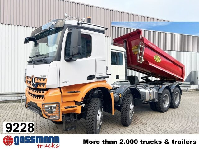 Mercedes-Benz Arocs 4151 AK 8x8/4, Grounder, Meiller - מסיר פסולת: תמונה 1 Mercedes-Benz Arocs 4151 AK 8x8/4, Grounder, Meiller - מסיר פסולת: תמונה 1