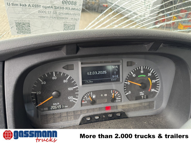 Mercedes-Benz Atego 1023 A 4x4, Einzelbereifung, Heckkran - משאית עם שלדת תא, משאית מנוף: תמונה 2 Mercedes-Benz Atego 1023 A 4x4, Einzelbereifung, Heckkran - משאית עם שלדת תא, משאית מנוף: תמונה 2
