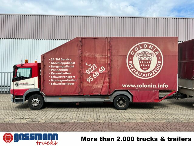Mercedes-Benz Atego 1223 L 4x2, Kompl. Zug, Lift- & - משאית וילונות צד: תמונה 2 Mercedes-Benz Atego 1223 L 4x2, Kompl. Zug, Lift- & - משאית וילונות צד: תמונה 2