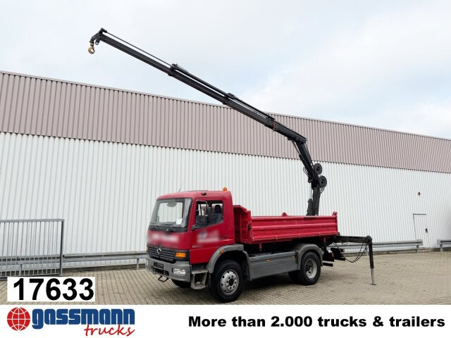 Mercedes-Benz Atego 1523 AK 4x4, Heckkran Hiab 085-3, - מזהיר, משאית מנוף: תמונה 1 Mercedes-Benz Atego 1523 AK 4x4, Heckkran Hiab 085-3, - מזהיר, משאית מנוף: תמונה 1