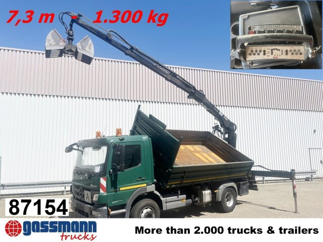 Mercedes-Benz Atego 1624/27 4x2, Heckkran Hiab 099 BS-2 HiDuo, - מזהיר, משאית מנוף: תמונה 1 Mercedes-Benz Atego 1624/27 4x2, Heckkran Hiab 099 BS-2 HiDuo, - מזהיר, משאית מנוף: תמונה 1