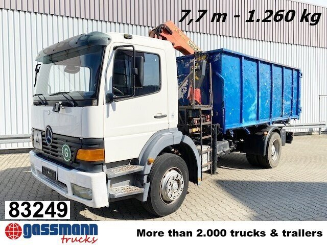 Mercedes-Benz Atego 1823 4x2 mit Kran Palfinger PK10500, - מזהיר, משאית מנוף: תמונה 1 Mercedes-Benz Atego 1823 4x2 mit Kran Palfinger PK10500, - מזהיר, משאית מנוף: תמונה 1