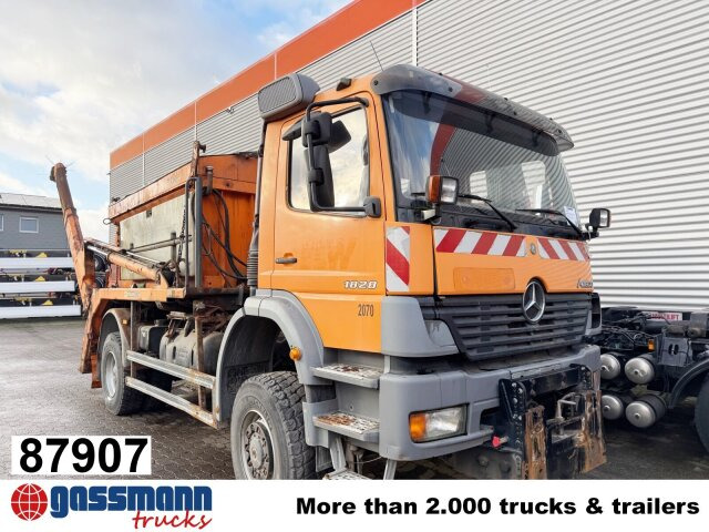 Mercedes-Benz Atego 1828 4x4, Tele-Absetzer, - משאית דילוג העמסה: תמונה 1 Mercedes-Benz Atego 1828 4x4, Tele-Absetzer, - משאית דילוג העמסה: תמונה 1