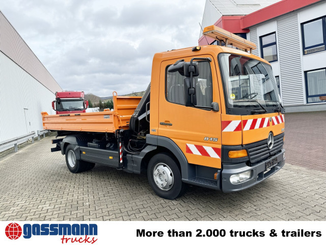 מזהיר, משאית מנוף Mercedes-Benz Atego 815 K 4x2 mit Kran Hiab 055 B-1 CL: תמונה 10