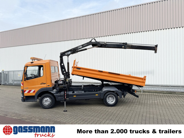 מזהיר, משאית מנוף Mercedes-Benz Atego 815 K 4x2 mit Kran Hiab 055 B-1 CL: תמונה 14