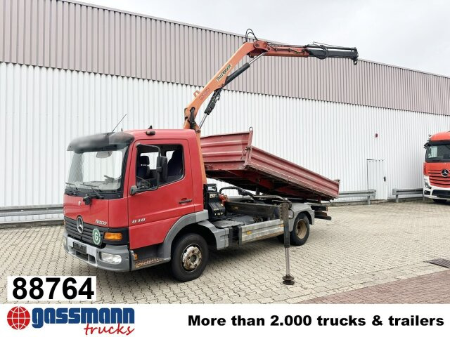 Mercedes-Benz Atego 818 K 4x2 mit Kran Palfinger PK 6500, 2x - מזהיר, משאית מנוף: תמונה 1 Mercedes-Benz Atego 818 K 4x2 mit Kran Palfinger PK 6500, 2x - מזהיר, משאית מנוף: תמונה 1