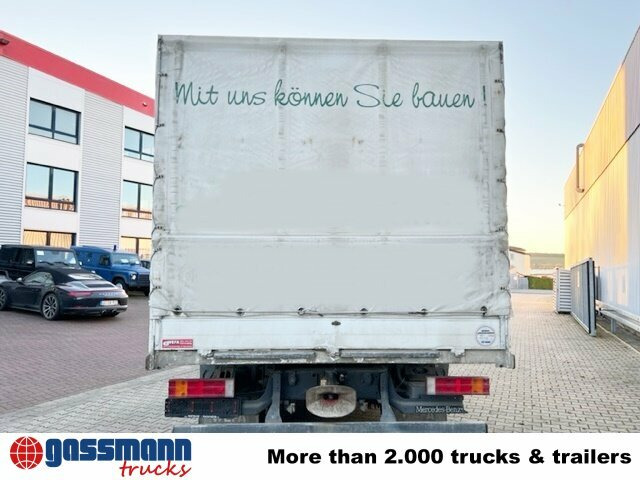 משאית צד נופל/ שטוחה Mercedes-Benz Atego 822 4x2, Doka mit Kombisitzbank: תמונה 11
