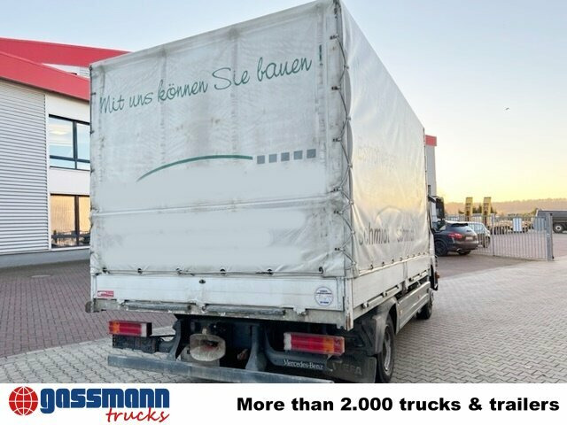 משאית צד נופל/ שטוחה Mercedes-Benz Atego 822 4x2, Doka mit Kombisitzbank: תמונה 10