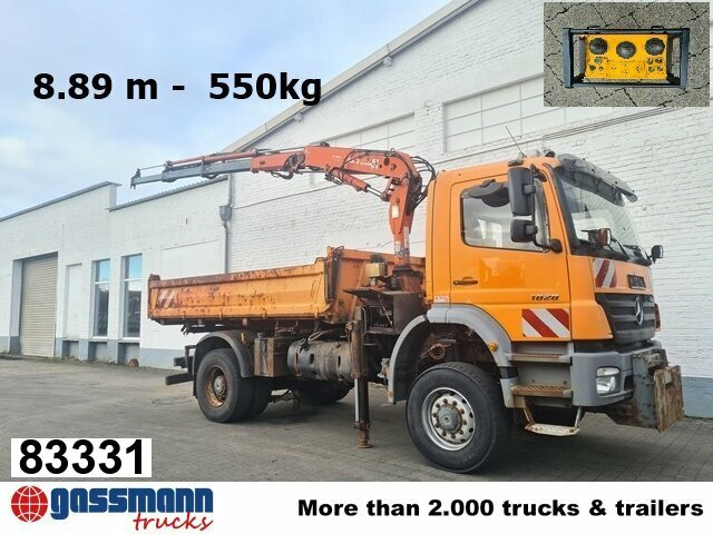 Mercedes-Benz Axor 1828 AK 4x4, Winterdienstausstattung, Kran - מזהיר, משאית מנוף: תמונה 1 Mercedes-Benz Axor 1828 AK 4x4, Winterdienstausstattung, Kran - מזהיר, משאית מנוף: תמונה 1