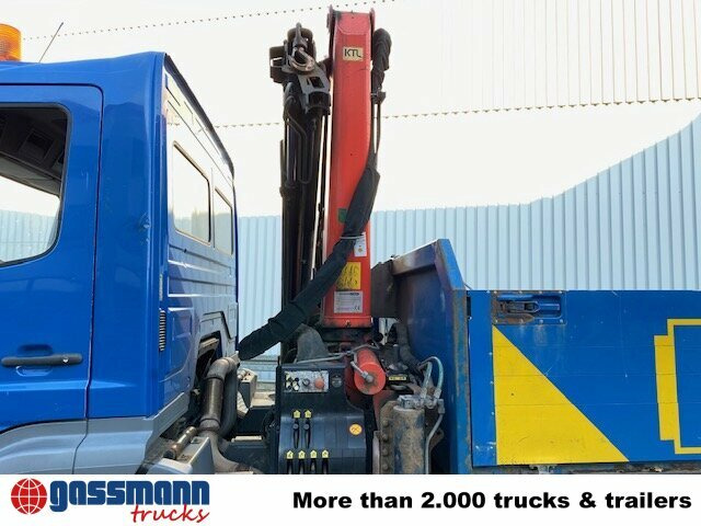 Mercedes-Benz Axor 1828 L 4x2 mit Kran Palfinger PK 9501, Funk - משאית צד נופל/ שטוחה, משאית מנוף: תמונה 3 Mercedes-Benz Axor 1828 L 4x2 mit Kran Palfinger PK 9501, Funk - משאית צד נופל/ שטוחה, משאית מנוף: תמונה 3