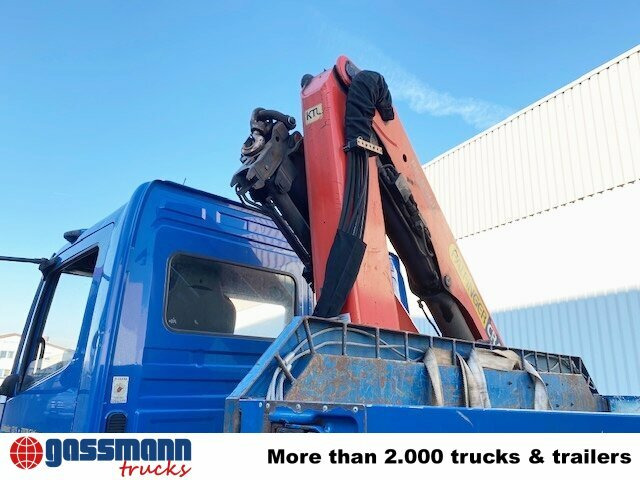 Mercedes-Benz Axor 1828 L 4x2 mit Kran Palfinger PK 9501, Funk - משאית צד נופל/ שטוחה, משאית מנוף: תמונה 2 Mercedes-Benz Axor 1828 L 4x2 mit Kran Palfinger PK 9501, Funk - משאית צד נופל/ שטוחה, משאית מנוף: תמונה 2