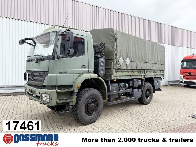 Mercedes-Benz Axor 1829 A 4x4, Ex- - משאית צד נופל/ שטוחה: תמונה 1 Mercedes-Benz Axor 1829 A 4x4, Ex- - משאית צד נופל/ שטוחה: תמונה 1