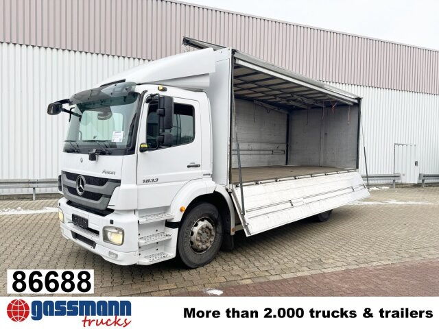 Mercedes-Benz Axor 1833 L 4x2, Getränkekoffer - משאית תיבה: תמונה 1 Mercedes-Benz Axor 1833 L 4x2, Getränkekoffer - משאית תיבה: תמונה 1