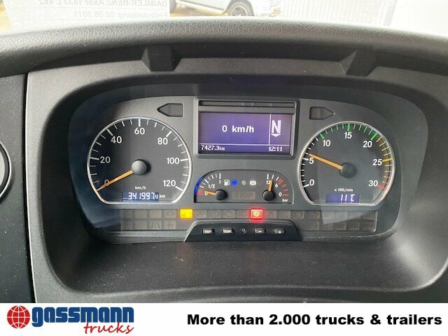 Mercedes-Benz Axor 1833 L 4x2 mit Heckkran Hiab XS 133 K-2 - משאית צד נופל/ שטוחה, משאית מנוף: תמונה 4 Mercedes-Benz Axor 1833 L 4x2 mit Heckkran Hiab XS 133 K-2 - משאית צד נופל/ שטוחה, משאית מנוף: תמונה 4