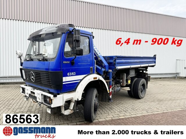 Mercedes-Benz SK 1922 AK 4x4 mit Kran Atlas AK 60.1, EX-THW! - מזהיר, משאית מנוף: תמונה 1 Mercedes-Benz SK 1922 AK 4x4 mit Kran Atlas AK 60.1, EX-THW! - מזהיר, משאית מנוף: תמונה 1