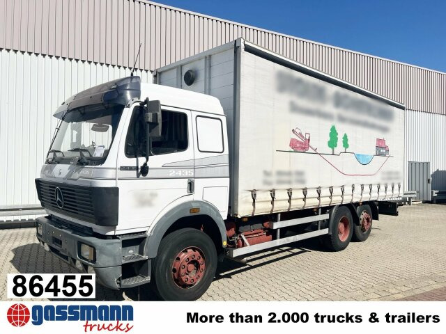 Mercedes-Benz SK 2435 L 6x2, V8, Spülbohrwagen - משאית תיבה: תמונה 1 Mercedes-Benz SK 2435 L 6x2, V8, Spülbohrwagen - משאית תיבה: תמונה 1