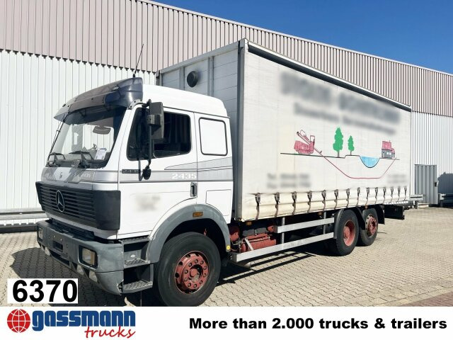 Mercedes-Benz SK 2435 L 6x2, V8 - משאית צד נופל/ שטוחה: תמונה 1 Mercedes-Benz SK 2435 L 6x2, V8 - משאית צד נופל/ שטוחה: תמונה 1