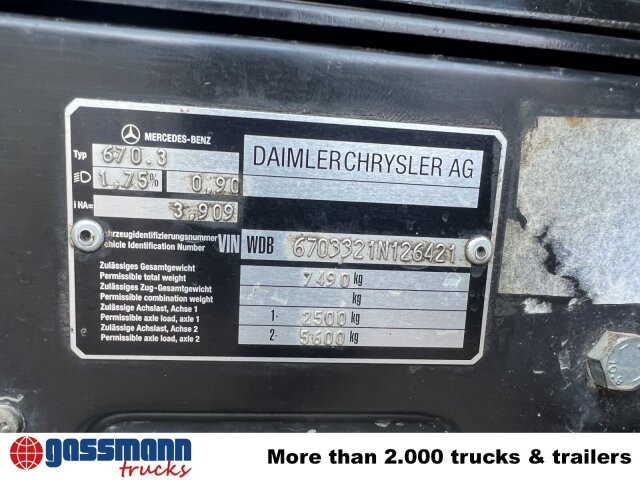 Mercedes-Benz Vario 816 D 4x2 Doka, 2x AHK, Meiller Kipper - מזהיר: תמונה 5 Mercedes-Benz Vario 816 D 4x2 Doka, 2x AHK, Meiller Kipper - מזהיר: תמונה 5