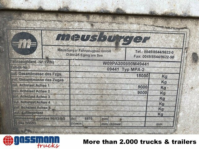 Meusburger MPA-2, Stapleraufnahme - קרון נגרר צד נופל/ שטוח: תמונה 4 Meusburger MPA-2, Stapleraufnahme - קרון נגרר צד נופל/ שטוח: תמונה 4