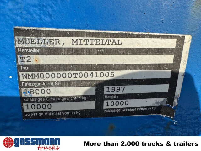 Müller-Mitteltal T2 - קרון נגרר עם מטען נמוך: תמונה 3 Müller-Mitteltal T2 - קרון נגרר עם מטען נמוך: תמונה 3