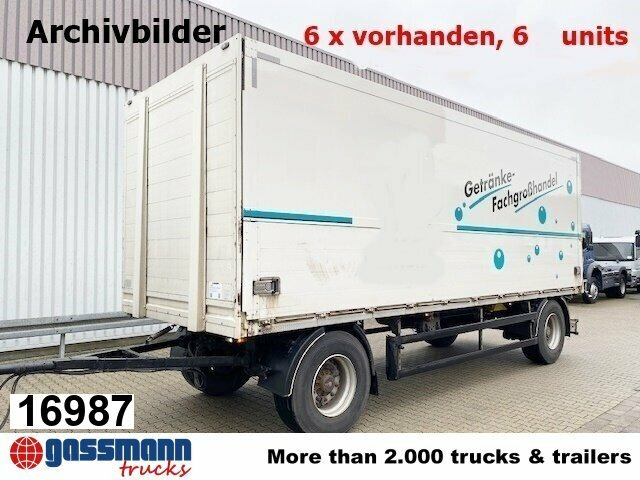 Orten PRASQ 18 Getränkeanhänger, Stapleraufnahme, 6 - קרון נגרר בתיבה סגורה: תמונה 1 Orten PRASQ 18 Getränkeanhänger, Stapleraufnahme, 6 - קרון נגרר בתיבה סגורה: תמונה 1
