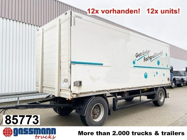 Orten PRASQ 18 Getränkeanhänger, Stapleraufnahme, - קרון נגרר בתיבה סגורה: תמונה 1 Orten PRASQ 18 Getränkeanhänger, Stapleraufnahme, - קרון נגרר בתיבה סגורה: תמונה 1
