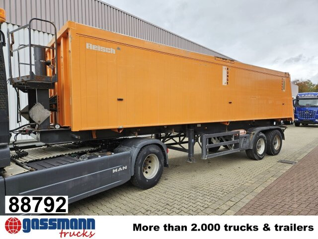 Reisch RHKS-32/18 AL, 40 cbm Alu Kastenmulde - סמיטריילר עם מזהיר: תמונה 1 Reisch RHKS-32/18 AL, 40 cbm Alu Kastenmulde - סמיטריילר עם מזהיר: תמונה 1