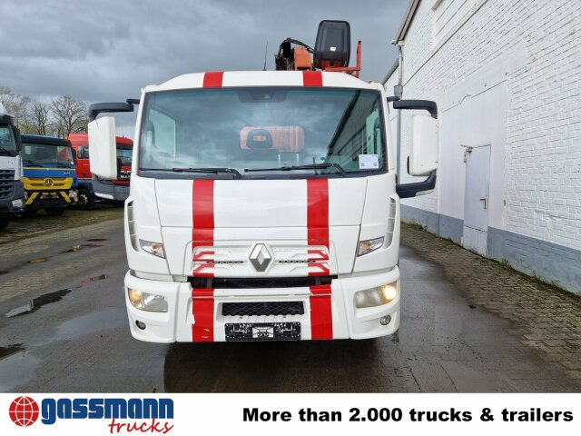 משאית צד נופל/ שטוחה, משאית מנוף Renault D 180.75 4x2 mit Kran Palfinger PK6001: תמונה 9