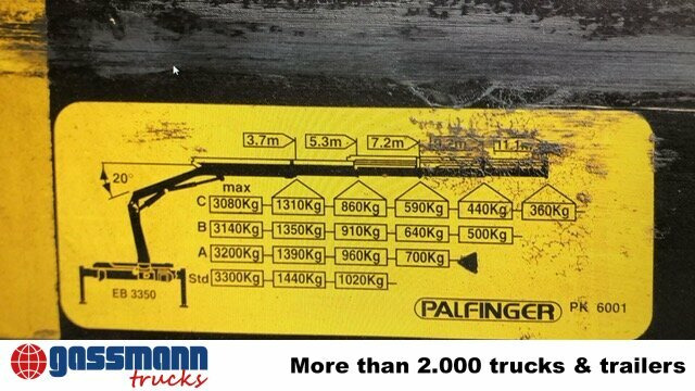 Renault D 180.75 4x2 mit Kran Palfinger PK6001 - משאית צד נופל/ שטוחה, משאית מנוף: תמונה 4 Renault D 180.75 4x2 mit Kran Palfinger PK6001 - משאית צד נופל/ שטוחה, משאית מנוף: תמונה 4