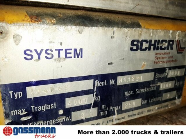 קרון נגרר בתיבה סגורה SCHIER Kofferanhänger mit Hubboden: תמונה 10 קרון נגרר בתיבה סגורה SCHIER Kofferanhänger mit Hubboden: תמונה 10