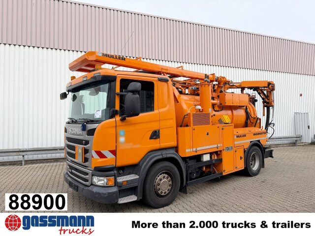 Scania G 320 4x2, Müller Vacumaster ca. 5,5m³, Funk - מטאטא כבישים: תמונה 1 Scania G 320 4x2, Müller Vacumaster ca. 5,5m³, Funk - מטאטא כבישים: תמונה 1