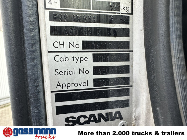 Scania P93 HK 250 6x4L - משאית עם שלדת תא: תמונה 2 Scania P93 HK 250 6x4L - משאית עם שלדת תא: תמונה 2
