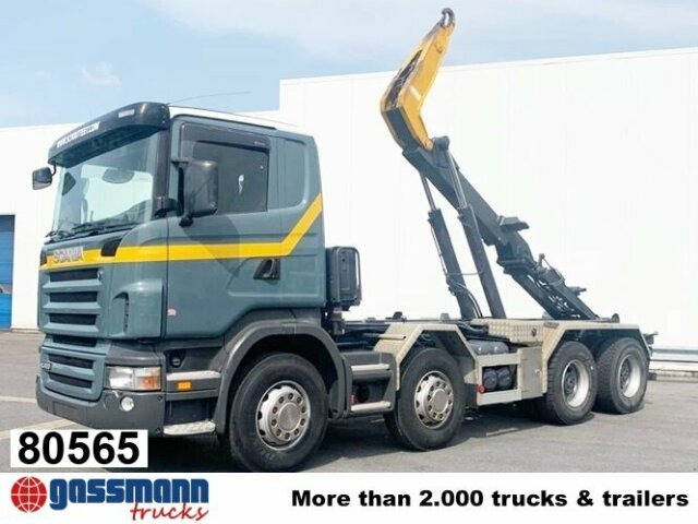 Scania R420 CB 8x4 MNZ, Retarder, Euro4 - משאית הרמת וו: תמונה 1 Scania R420 CB 8x4 MNZ, Retarder, Euro4 - משאית הרמת וו: תמונה 1