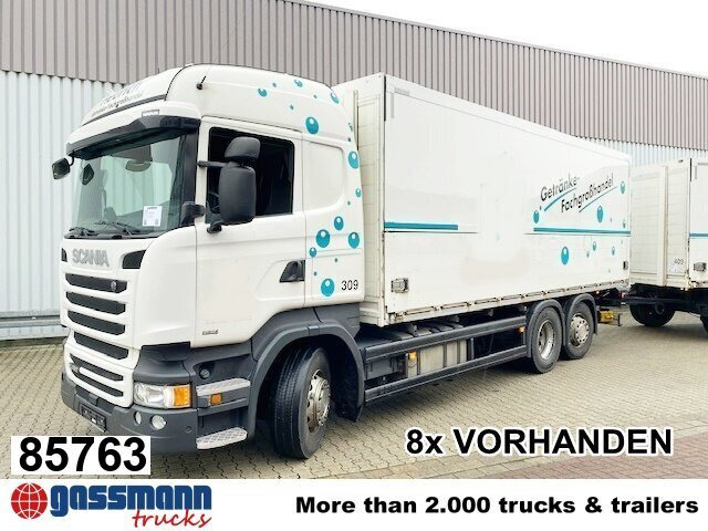 Scania R450 LB 6x2-4 Getränkekoffer, Retarder, - משאית תיבה: תמונה 1 Scania R450 LB 6x2-4 Getränkekoffer, Retarder, - משאית תיבה: תמונה 1
