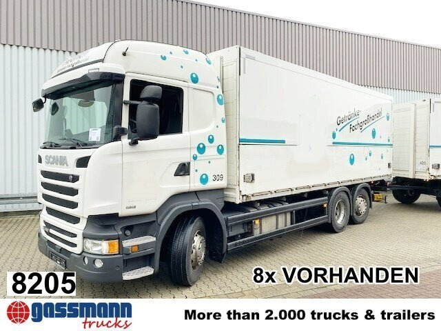 Scania R450 LB 6x2-4 Getränkekoffer, Retarder, - משאית תיבה: תמונה 1 Scania R450 LB 6x2-4 Getränkekoffer, Retarder, - משאית תיבה: תמונה 1