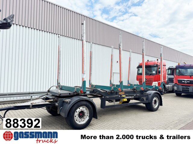 Schwarzmüller 2-Achs Holzanhänger - קרון נגרר לעץ: תמונה 1 Schwarzmüller 2-Achs Holzanhänger - קרון נגרר לעץ: תמונה 1