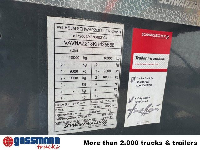 Schwarzmüller 2-Achs Holzanhänger - קרון נגרר לעץ: תמונה 2 Schwarzmüller 2-Achs Holzanhänger - קרון נגרר לעץ: תמונה 2