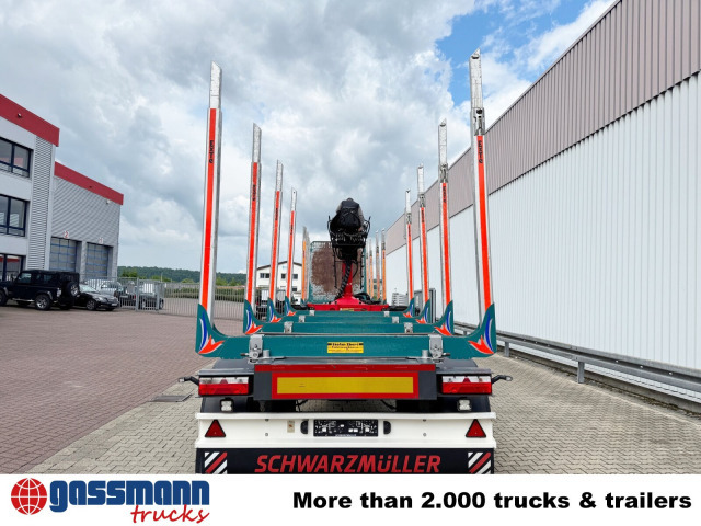 Schwarzmüller 2-Achs Holzanhänger - קרון נגרר לעץ: תמונה 5 Schwarzmüller 2-Achs Holzanhänger - קרון נגרר לעץ: תמונה 5