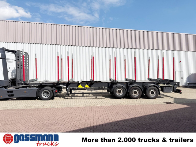 Schwarzmüller 3-Achs Holzauflieger, Liftachse, MEHRFACH - סמיטריילר עץ: תמונה 4 Schwarzmüller 3-Achs Holzauflieger, Liftachse, MEHRFACH - סמיטריילר עץ: תמונה 4