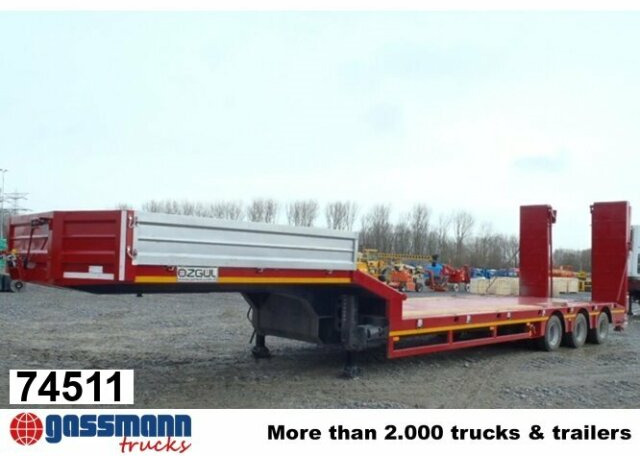 Tieflader-Auflieger Länge 13.150mm, - סמיטריילר עם מטען נמוך: תמונה 1 Tieflader-Auflieger Länge 13.150mm, - סמיטריילר עם מטען נמוך: תמונה 1