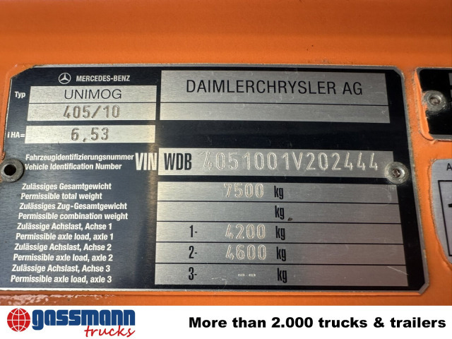 Unimog U300 405/10 4x4, Kommunalhydraulik, - כלי רכב מסחרי: תמונה 5 Unimog U300 405/10 4x4, Kommunalhydraulik, - כלי רכב מסחרי: תמונה 5