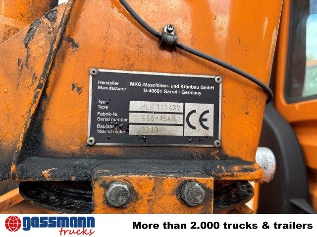 Unimog U400 4x4, Frontzapfwelle, Kipper, Kran MKG HKL - מזהיר, משאית מנוף: תמונה 3 Unimog U400 4x4, Frontzapfwelle, Kipper, Kran MKG HKL - מזהיר, משאית מנוף: תמונה 3